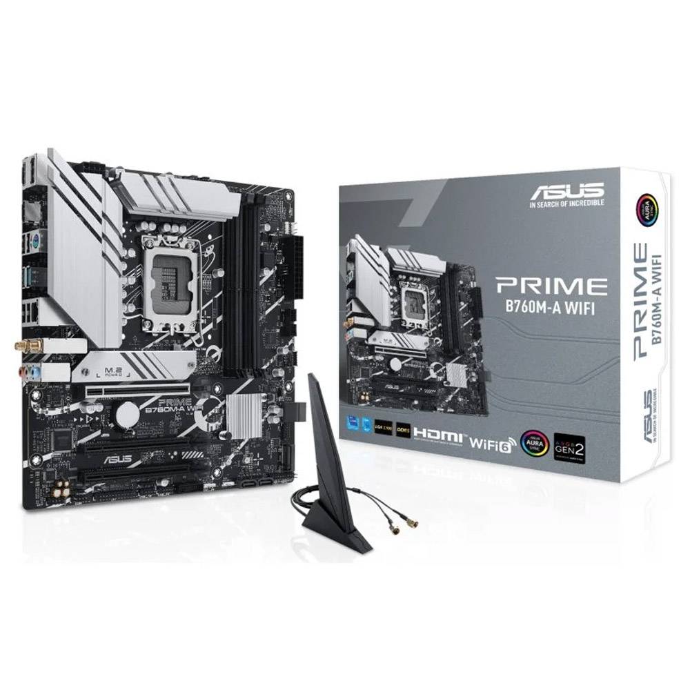 Motherboard Micro-ATX Asus Prime B760M-A WiFi Skt1700
