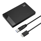 Caixa Externa 2.5" Ewent EW7049 USB 3.2 Gen 1 (USB 3.0) SATA HDD/SSD Preta