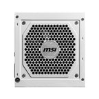 Fonte de Alimentação ATX MSI MAG A850GL PCIE5 850W ATX 3.0/PCIe 5.0 80 Plus Gold Full Modular Branca