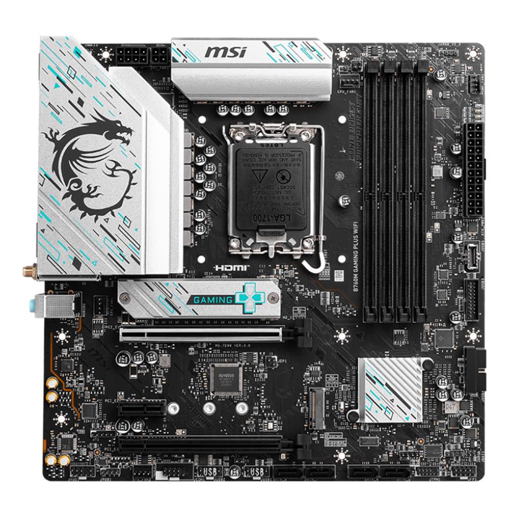 Motherboard Micro-ATX MSI B760M Gaming Plus WiFi Skt1700