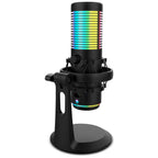 Microfone Condensador Cardióide Krom Kaze RGB 192Khz 24-bit USB Preto