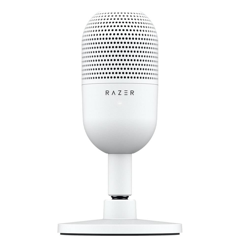 Microfone Condensador Supercardióide Razer Seiren V3 Mini Ultra-Compact 96Khz 24-bit USB Branco