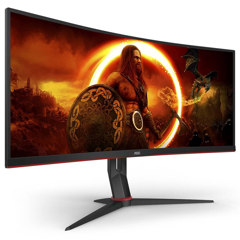 Monitor Curvo AOC Gaming CU34G2XP/BK VA W-LED 34" UWQHD 21:9 180Hz FreeSync / VESA Adaptive Sync