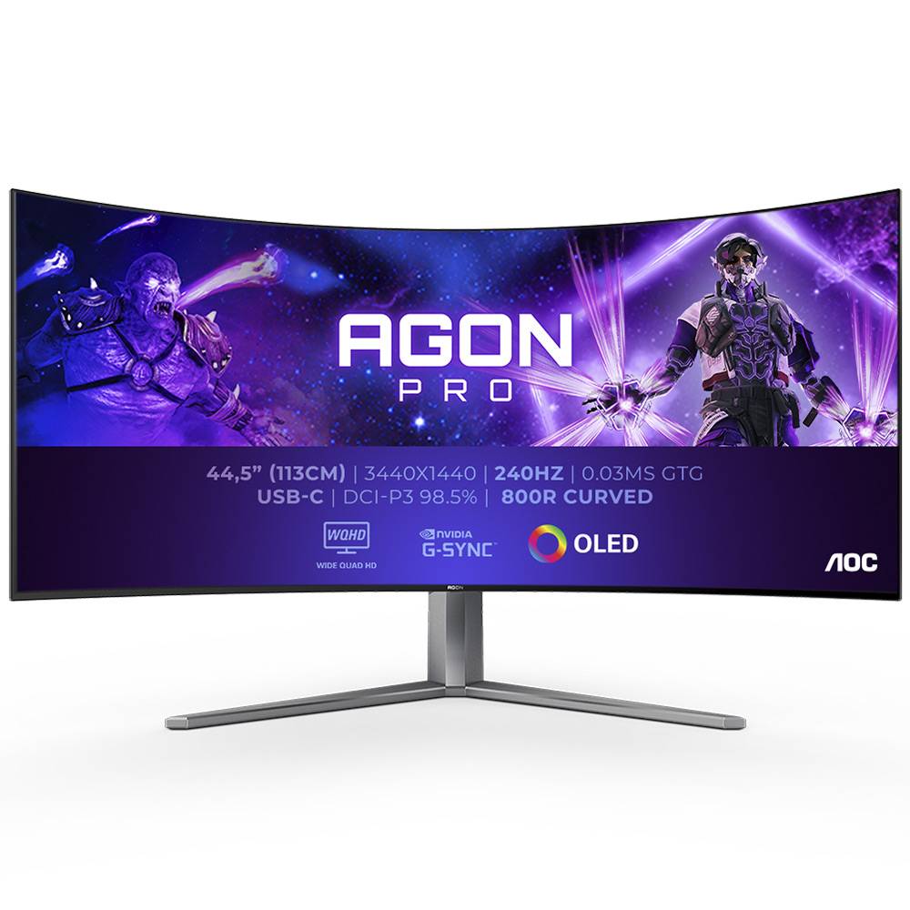 Monitor AOC AG456UCZD (44.5'' - Ultra HD - Preto)