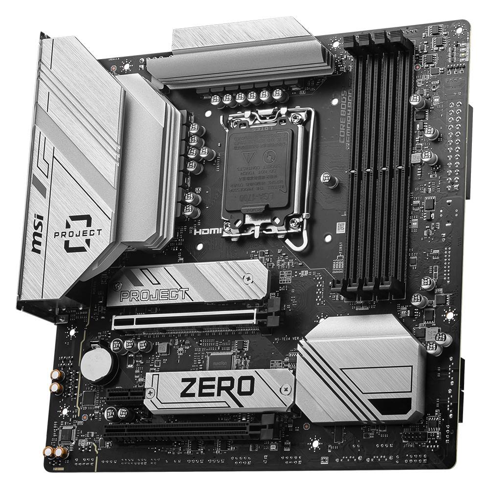 Motherboard Micro-ATX MSI B760M Project Zero Skt1700