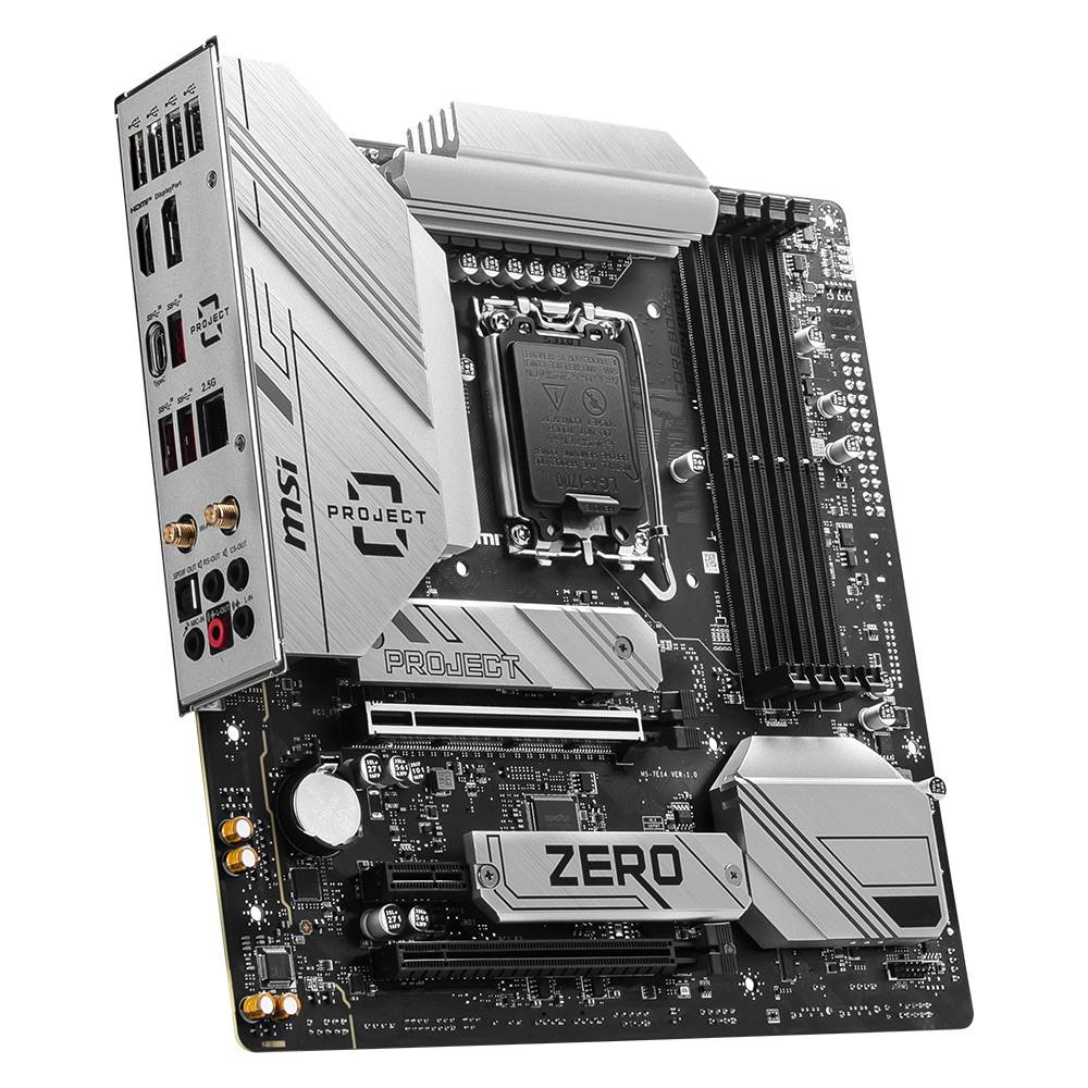 Motherboard Micro-ATX MSI B760M Project Zero Skt1700