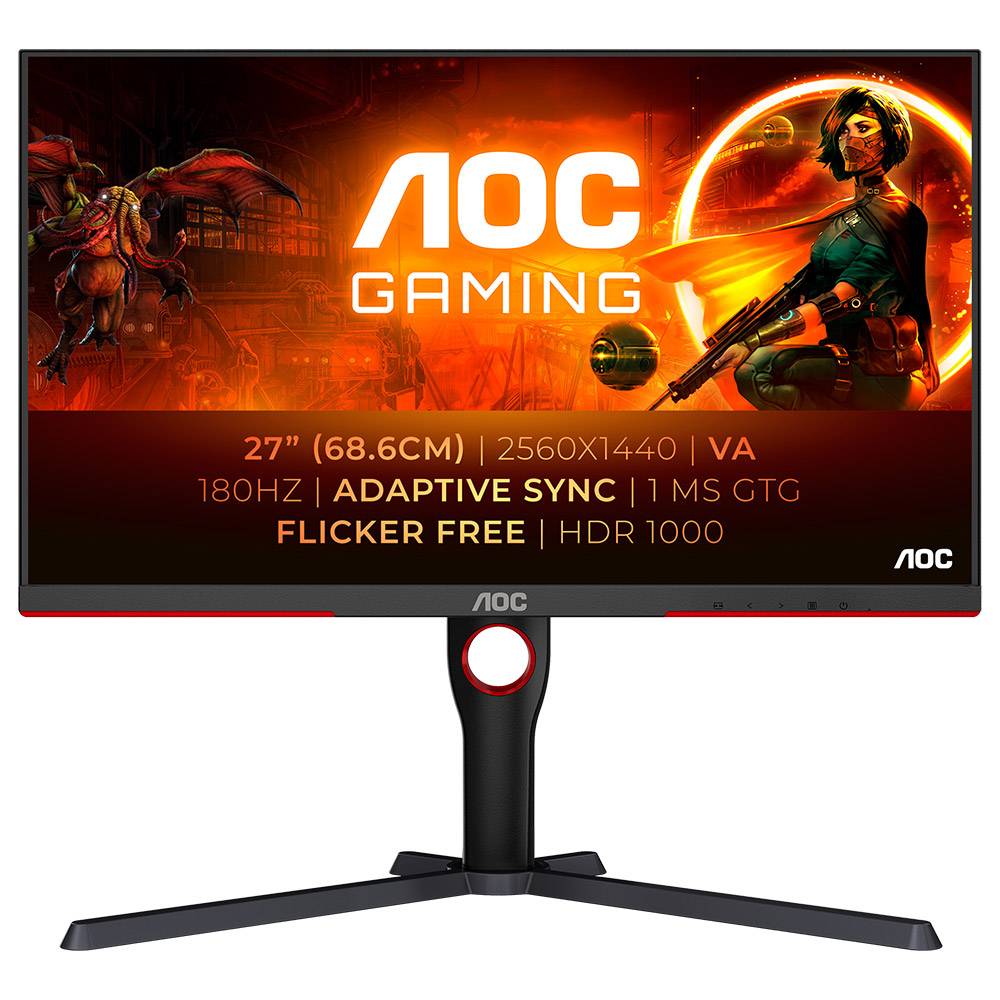 Monitor AOC Q27G3XMN/BK (27'' - QHD - Led VA)