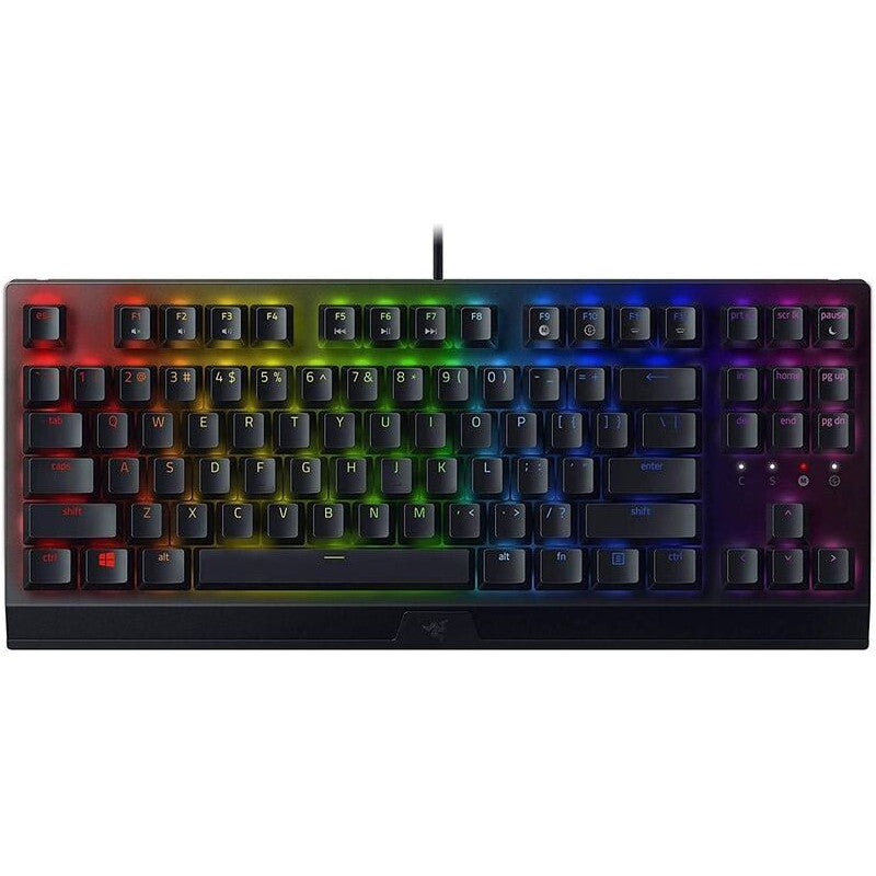 Teclado Razer Blackwidow Tenkeyless Yellow Switch Mecânico US Layout