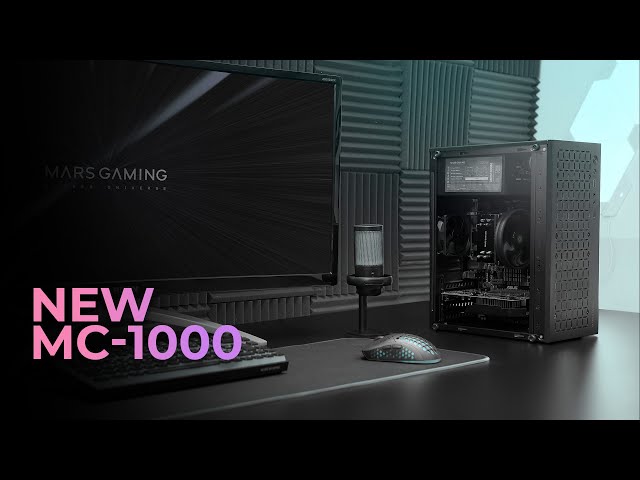 Caixa Semitorre Atx MARS GAMING Mc1000 Preto Mini-Tower