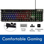 Teclado Ewent PL3319 Gaming PT Preto
