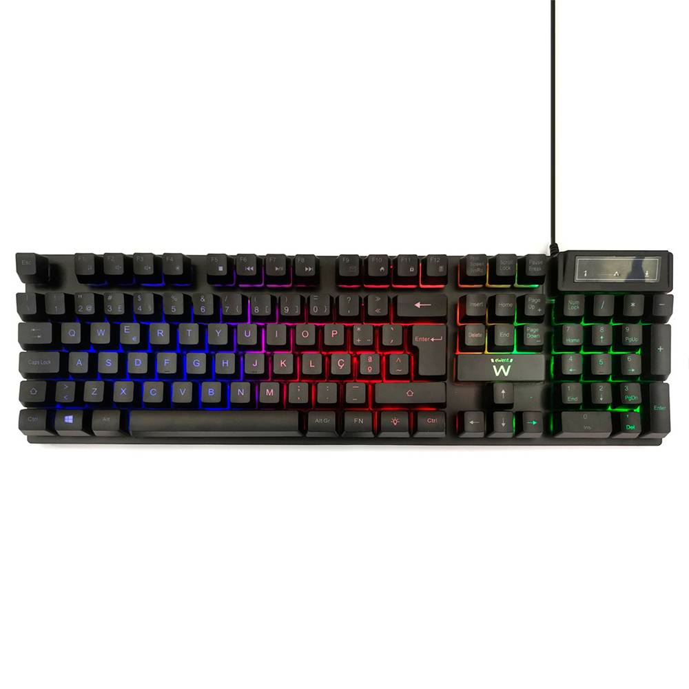 Teclado Ewent PL3319 Gaming PT Preto